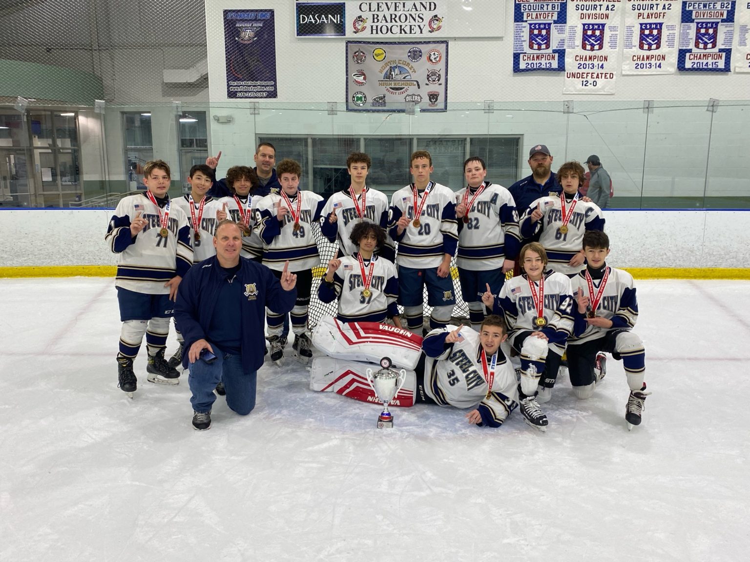 Trophy Room 2022 2023 Steel City Ice Renegades