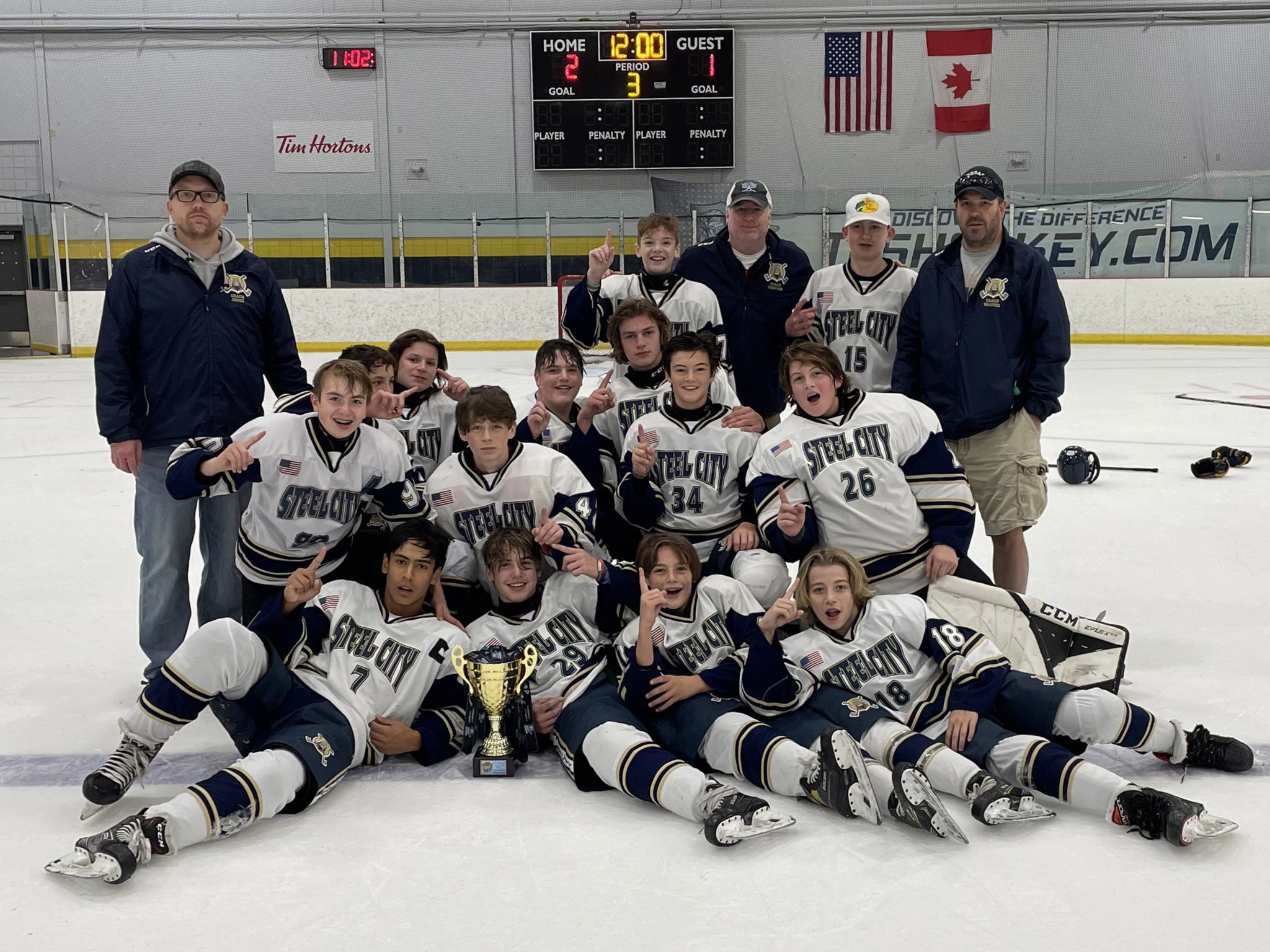 Trophy Room 2022 2023 Steel City Ice Renegades